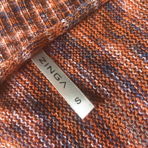 Zinga Dolman Sleeve Pullover Shirt S Wide Band Retro 70s Style - Picture 8 of 11